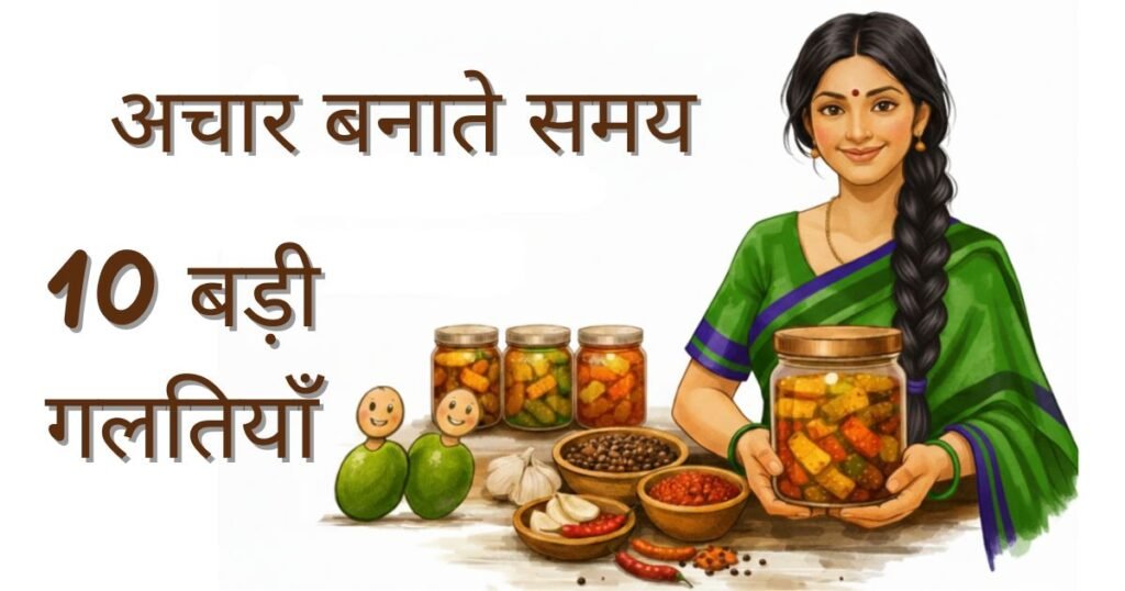 Achar banate samay 10 badi galtiya